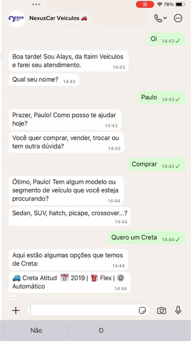 Demonstração NexusCar IA